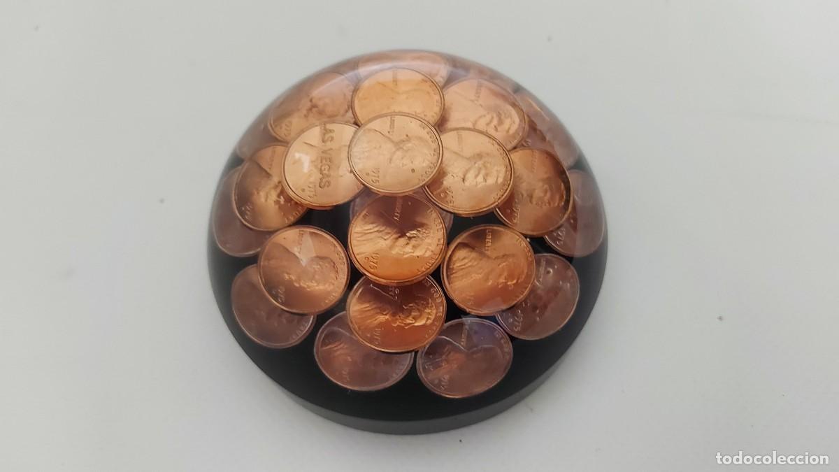 Escriban&iacute;a: PISAPAPELES &rdquo;LAS VEGAS&rdquo; CON MONEDAS - Foto 11