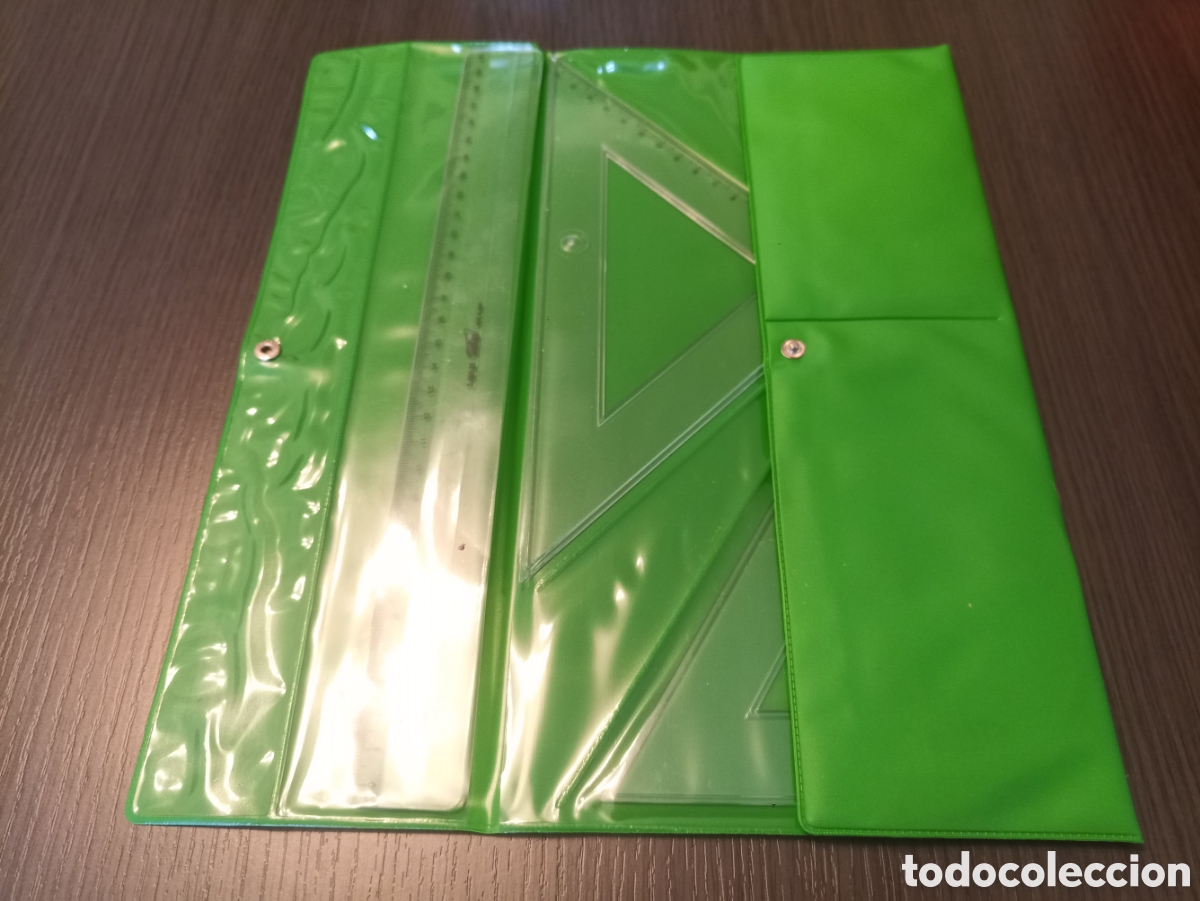 Escriban&iacute;a: Antiguo Lote Set Reglas Dibujo Escolar - Foto 10