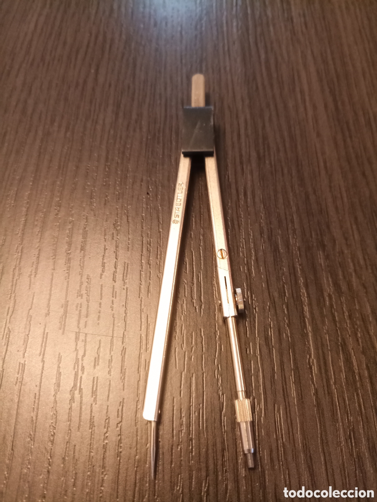 Escriban&iacute;a: Antiguo Set Comp&aacute;s y Br&uacute;jula Geometrica STAEDTLER NORIS - Foto 6