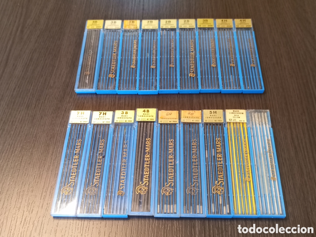 Escriban&iacute;a: Lote Antiguos Pack Minas STAEDTLER MARS - Foto 1