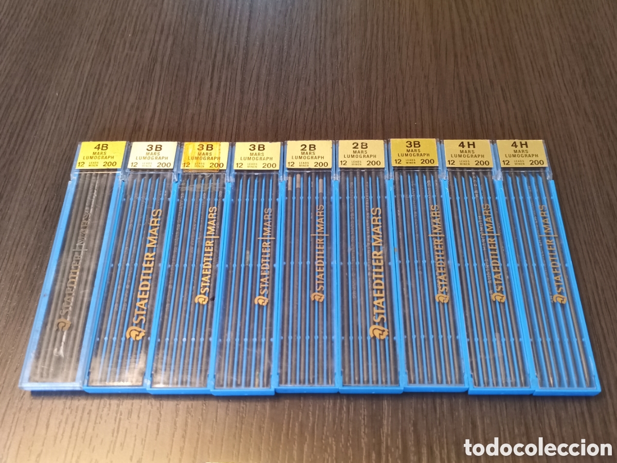 Escriban&iacute;a: Lote Antiguos Pack Minas STAEDTLER MARS - Foto 2