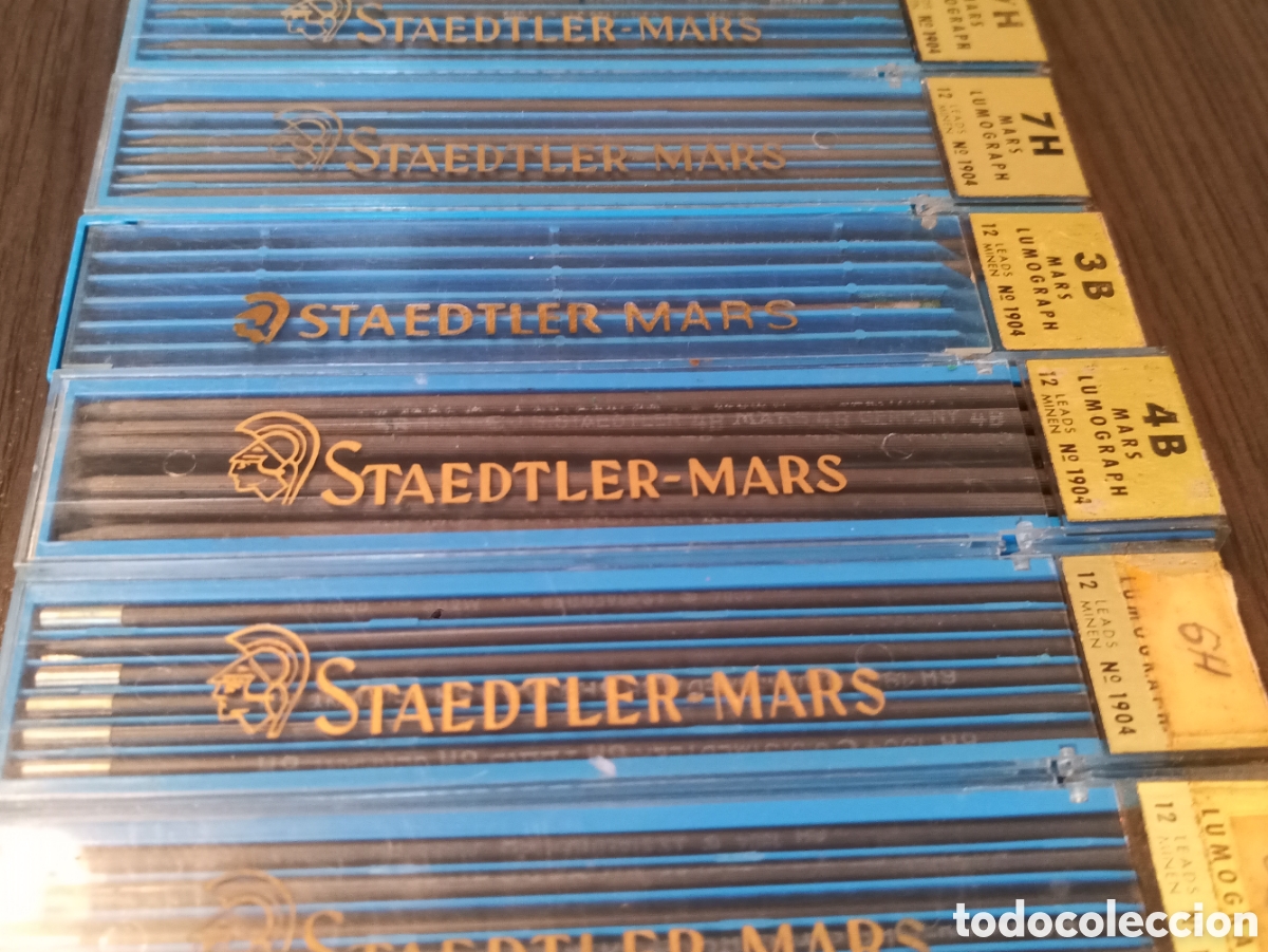 Escriban&iacute;a: Lote Antiguos Pack Minas STAEDTLER MARS - Foto 9