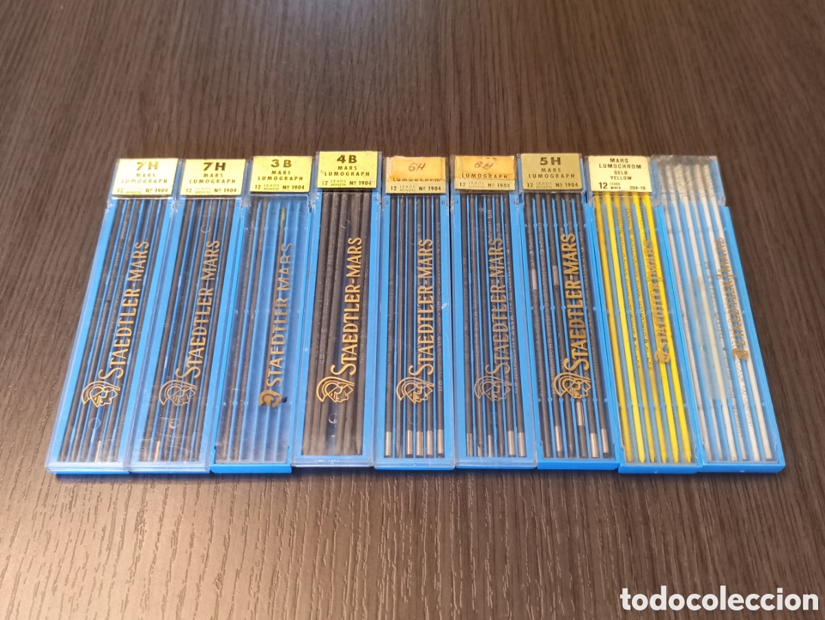 Escriban&iacute;a: Lote Antiguos Pack Minas STAEDTLER MARS - Foto 3