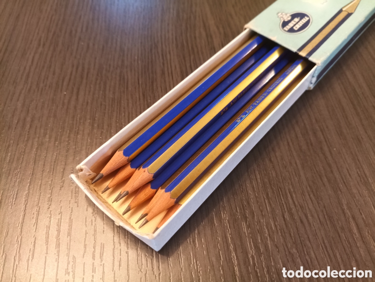 Escriban&iacute;a: Caja Antigua Lapiceros / Lapices GOLDFABER - Foto 2