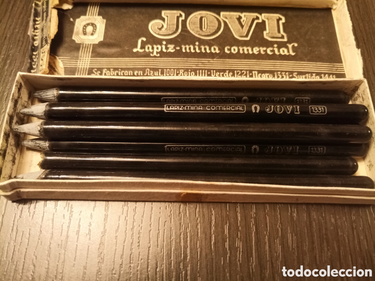 Escriban&iacute;a: Caja Antigua Lapiceros / Lapices JOVI - Foto 7
