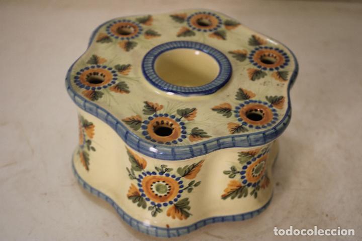 Escriban&iacute;a: tintero de porcelana figas - Foto 3