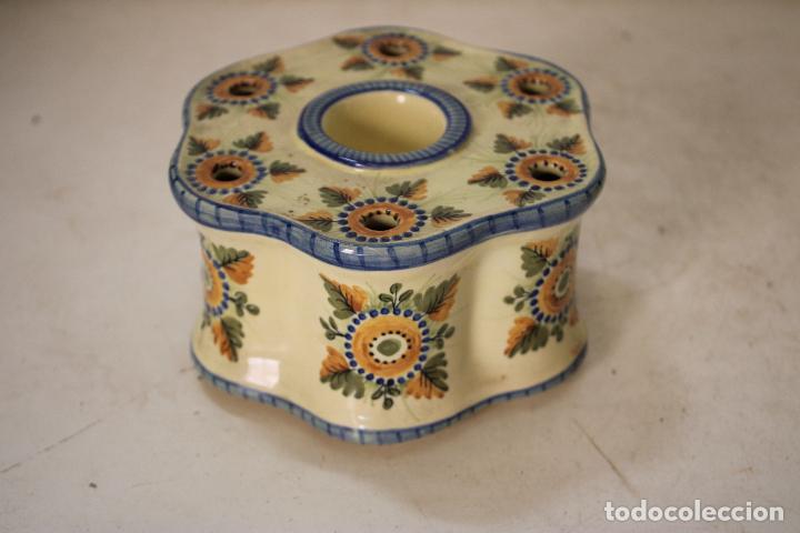 Escriban&iacute;a: tintero de porcelana figas - Foto 1