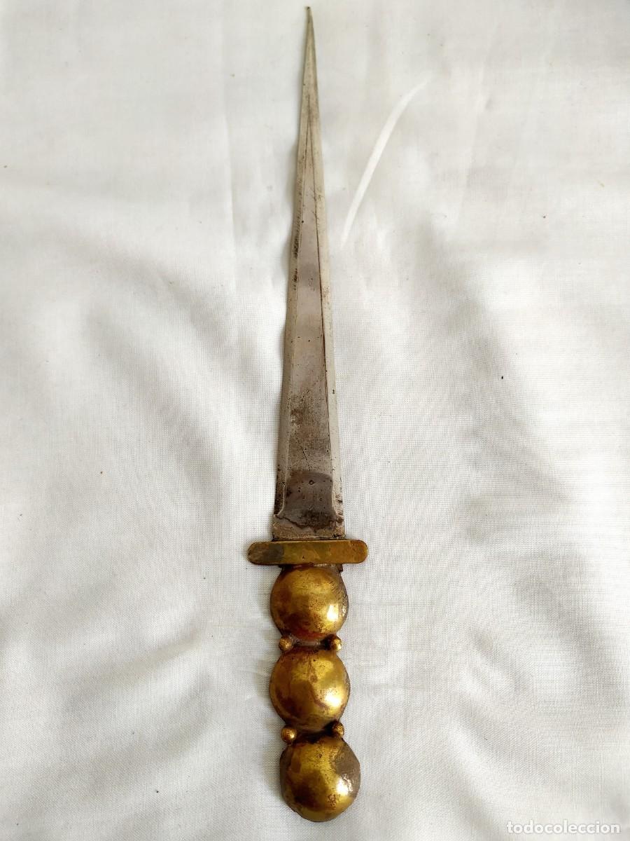 Escriban&iacute;a: ESTILETE ABRECARTAS - ANTIGUO - 26 CM. - Foto 1