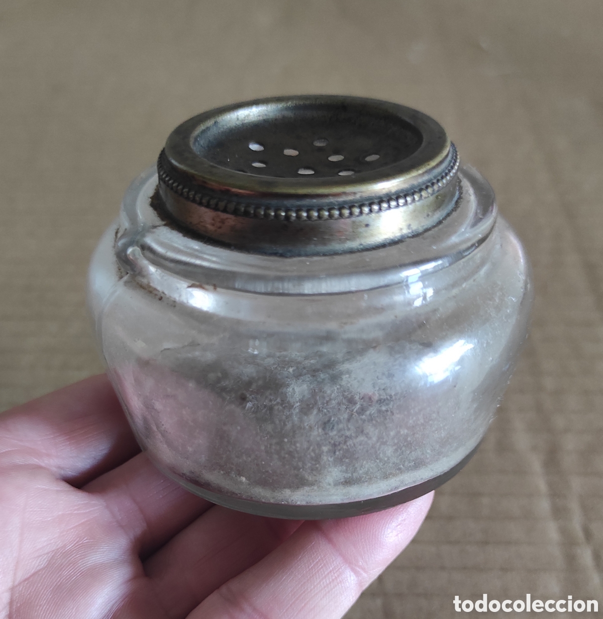 Escriban&iacute;a: ANTIGUA SALVADERA DE VIDRIO - Foto 4