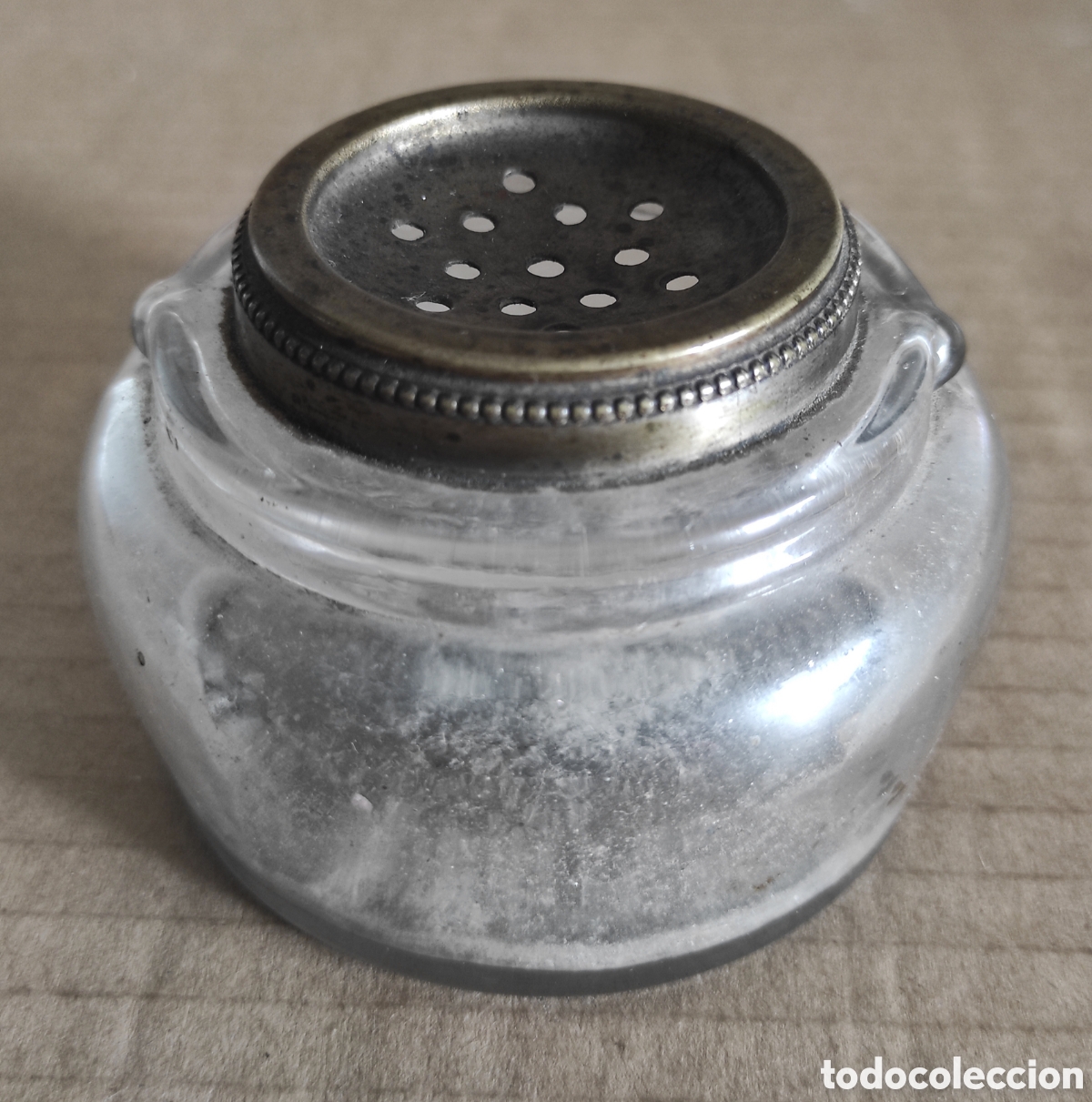 Escriban&iacute;a: ANTIGUA SALVADERA DE VIDRIO - Foto 1