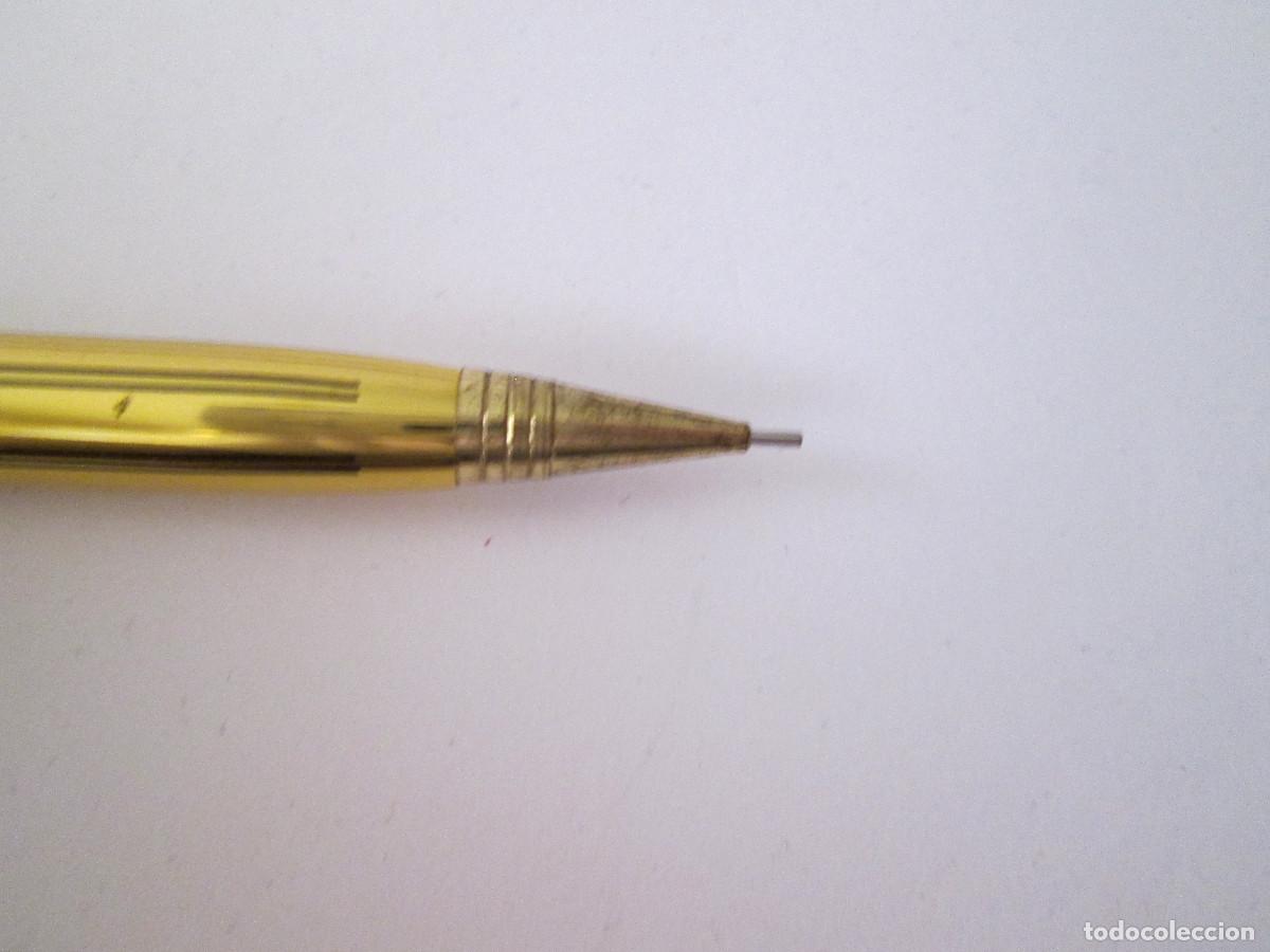 Escriban&iacute;a: PORTAMINAS SIN MARCA - DORADO - 13,5 CM - Foto 2