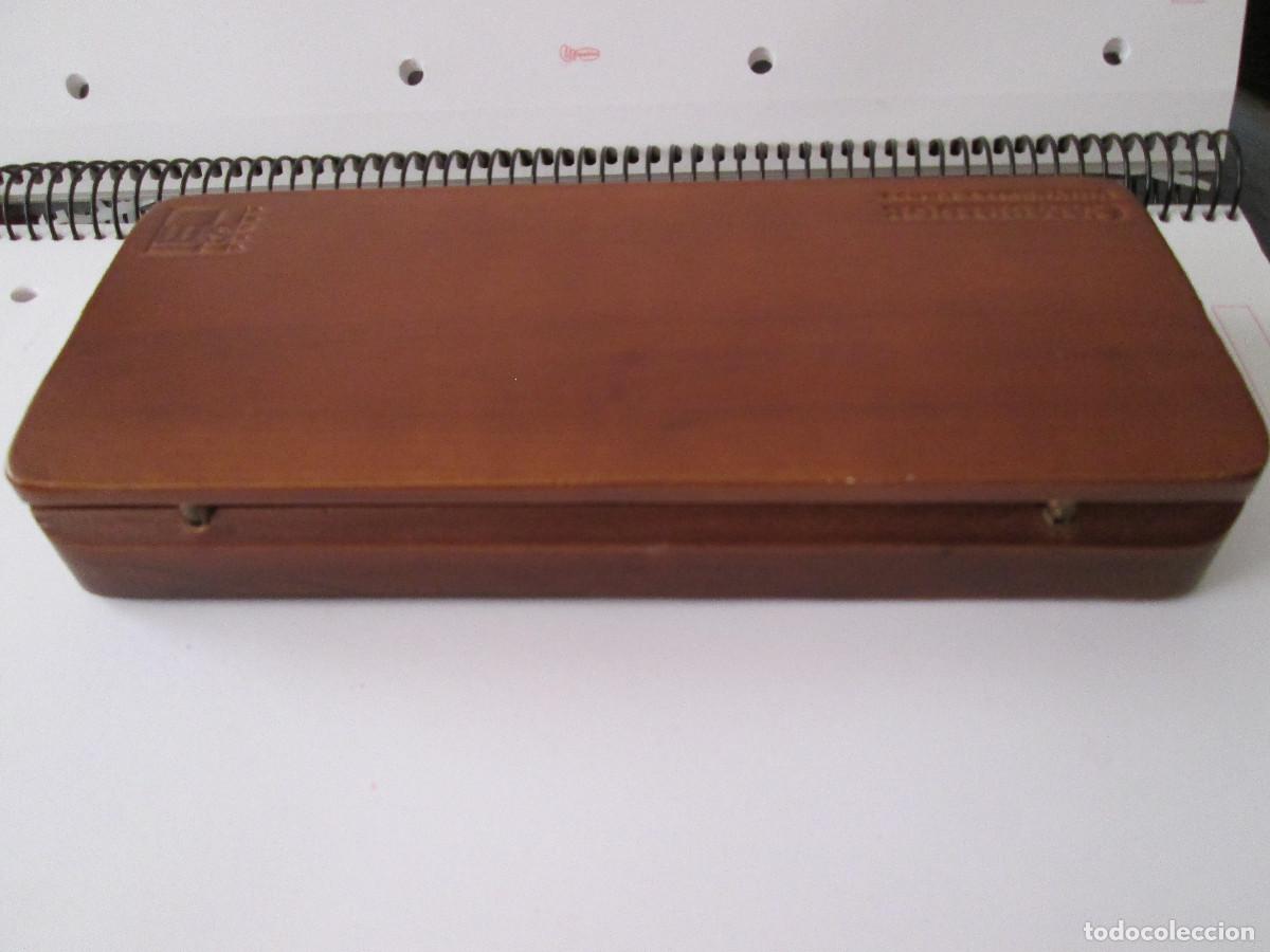 Escriban&iacute;a: PLUMIER DE MADERA - CAMBRIDGE SM - 18,5X7,5 - Foto 3