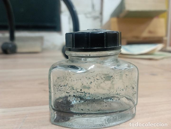 Escriban&iacute;a: bote de cristal tinta parker - Foto 1