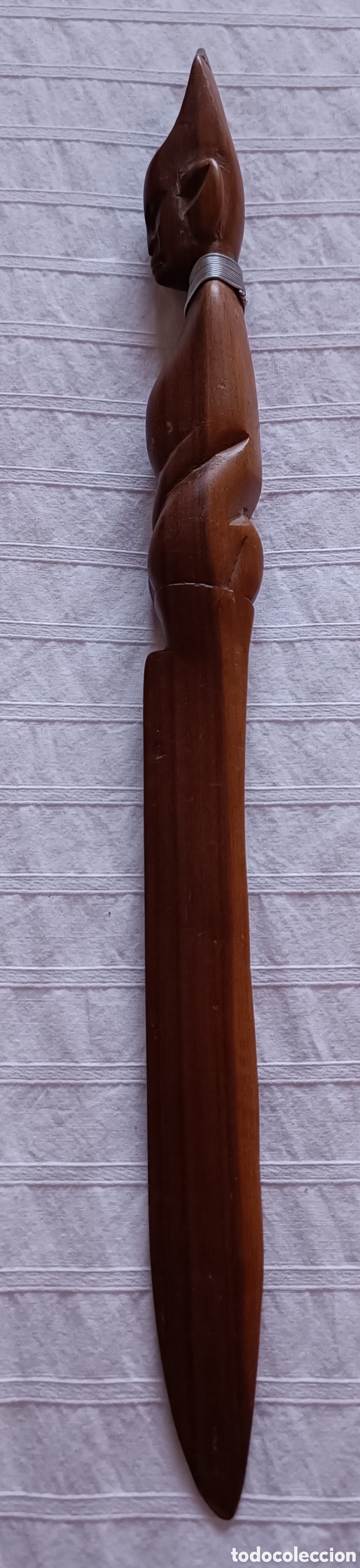 Escriban&iacute;a: Abrecartas madera. 37 cm de largo - Foto 5