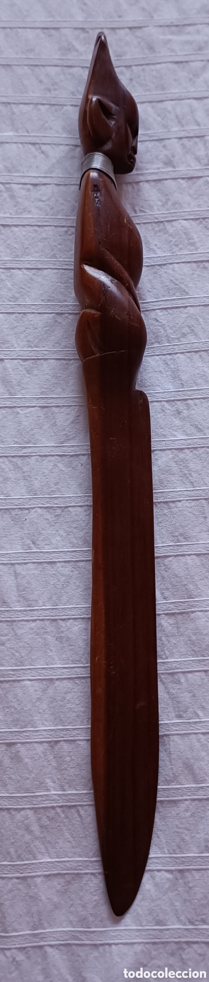 Escriban&iacute;a: Abrecartas madera. 37 cm de largo - Foto 2