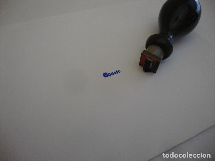 Escriban&iacute;a: TAMPON SELLO CAUCHO CONSTR. - Foto 1