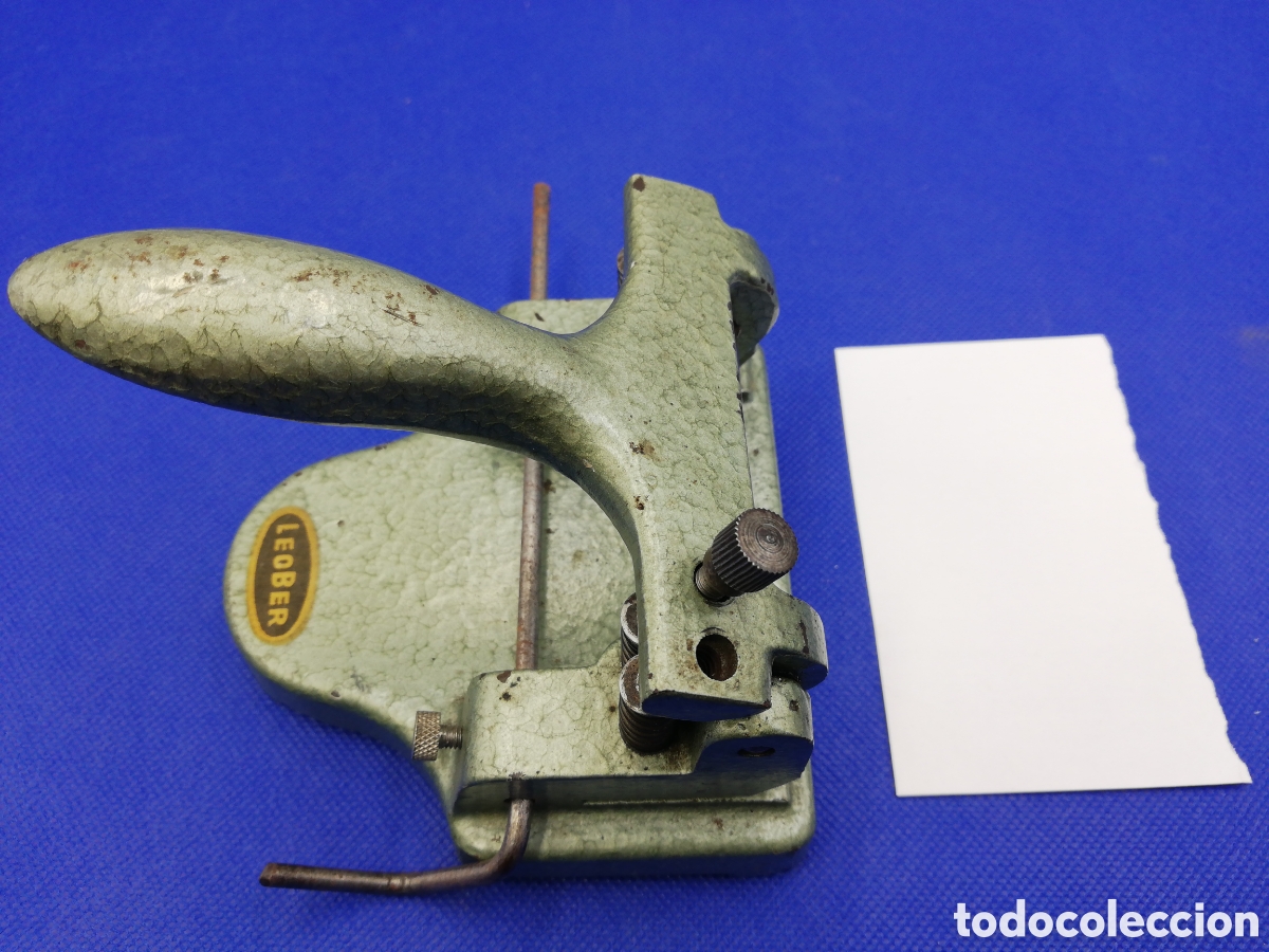Escriban&iacute;a: Antiguo taladro de papel Leober. - Foto 7