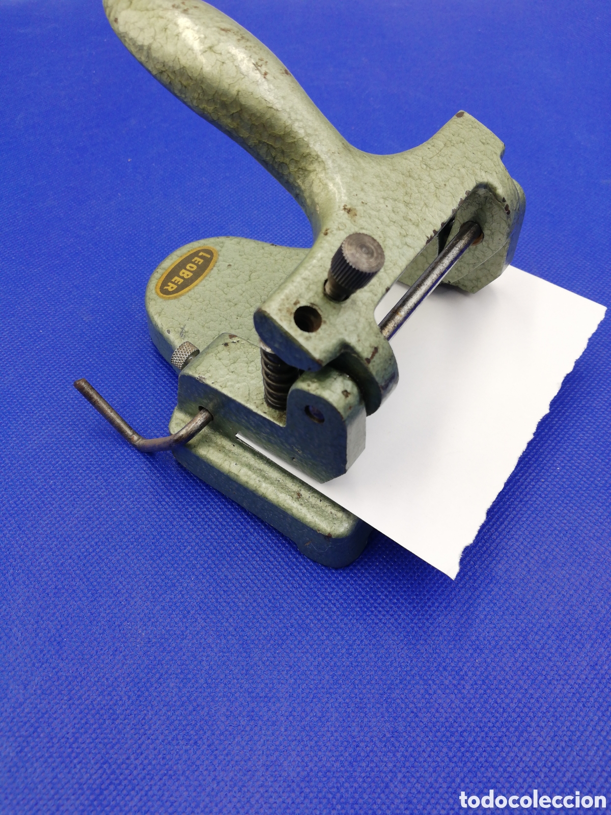 Escriban&iacute;a: Antiguo taladro de papel Leober. - Foto 8