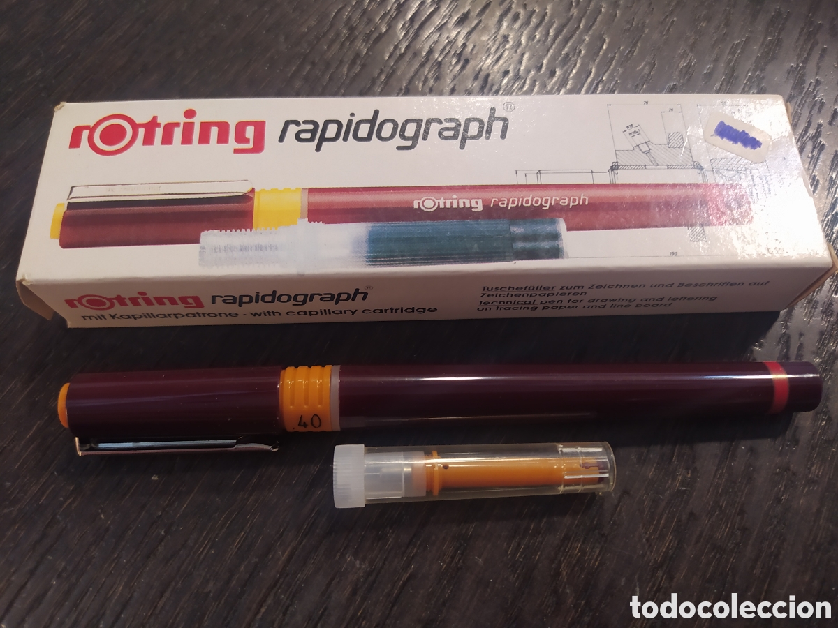 Escriban&iacute;a: Rotring 0.40 mm. A estrenar - Foto 1