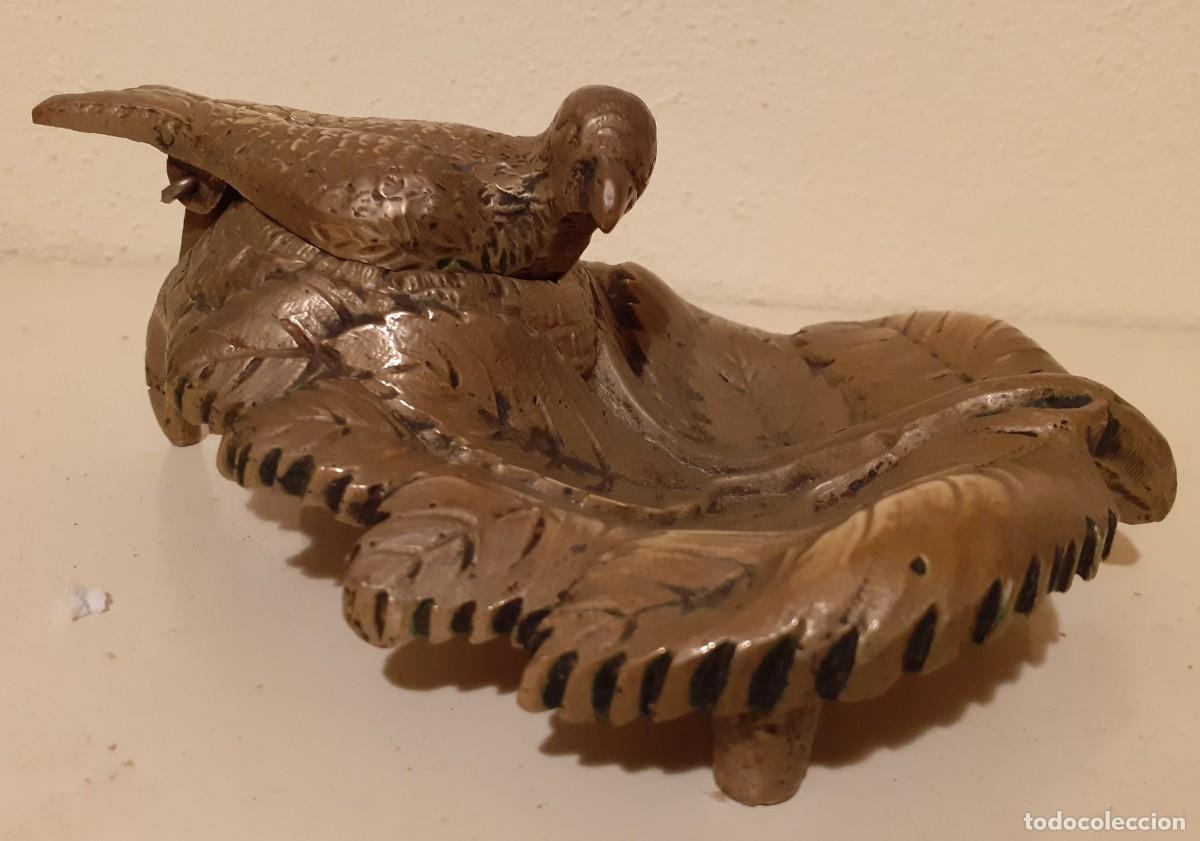 Escriban&iacute;a: ANTIGUO TINTERO DE BRONCE - Foto 1