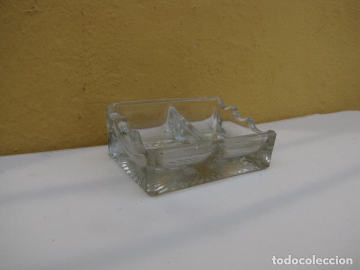 Escriban&iacute;a: 70.- Tintero escriban&iacute;a cristal - Foto 1