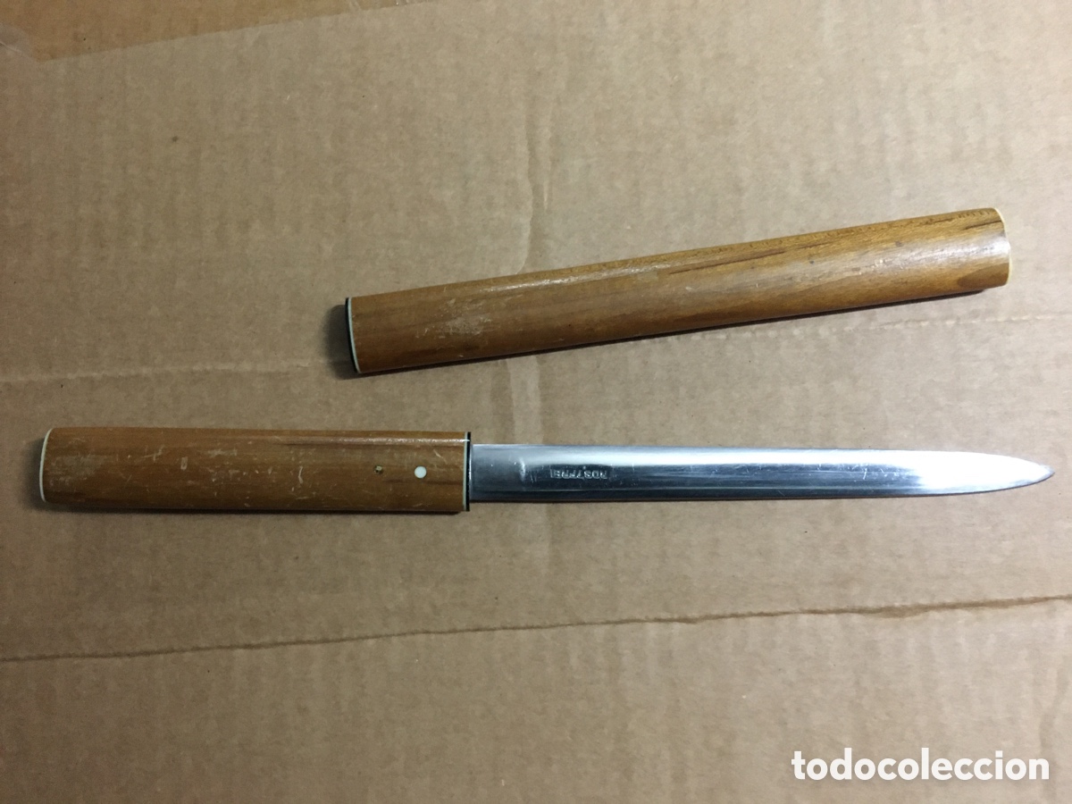 Escriban&iacute;a: Abrecartas, 27 cm total y hoja 14,5 cm - Foto 1