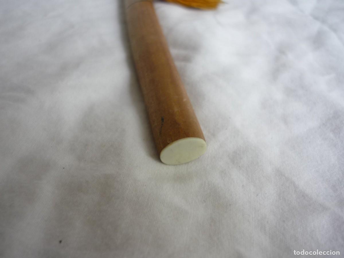 Escriban&iacute;a: Abrecartas japon&eacute;s en forma de katana, en acero y madera - Foto 5