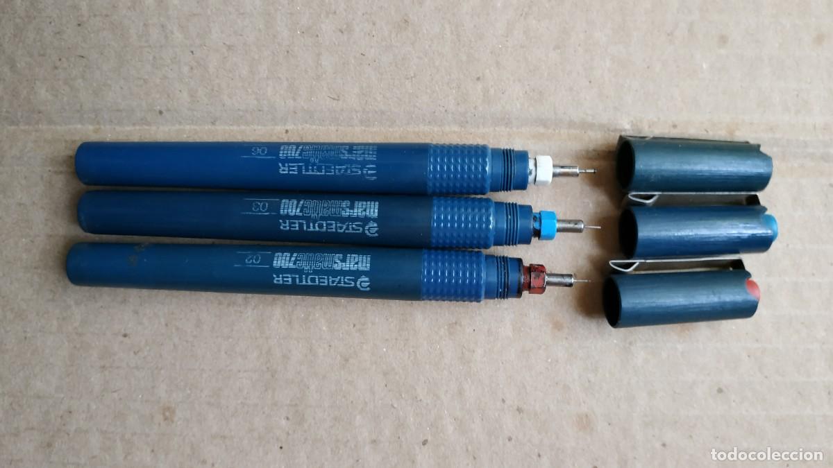 Escriban&iacute;a: 3 ROTRING STAEDTLER (VER DESCRIPCION) - Foto 1