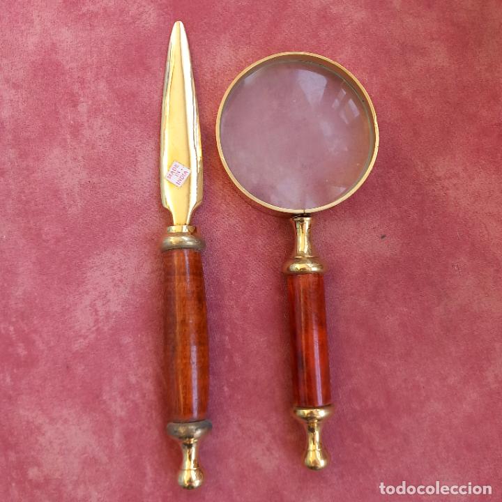 Escriban&iacute;a: Abrecartas y lupa made in india - Foto 2