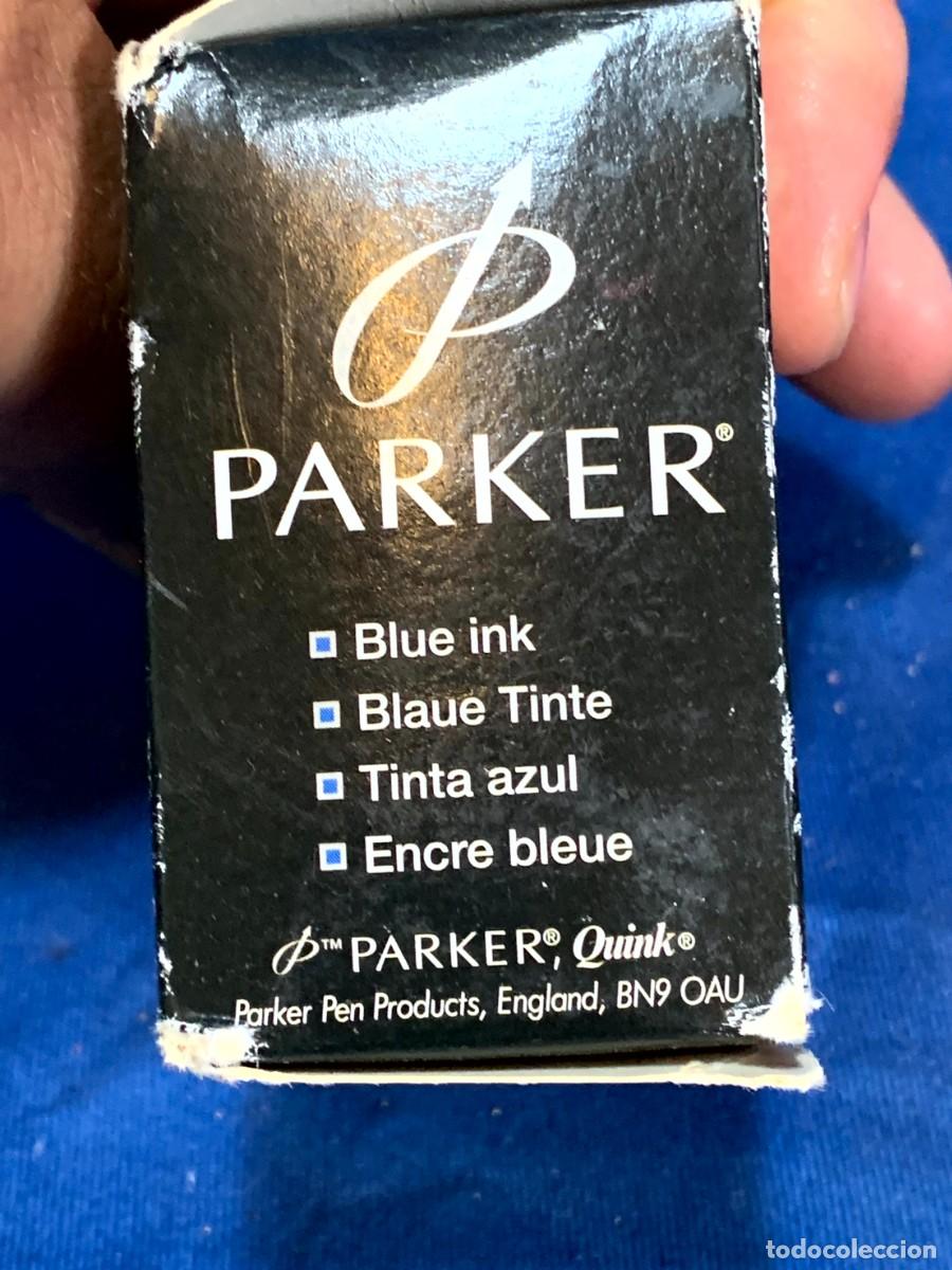 Escriban&iacute;a: BOTE TINTA PARKER QUINK AZUL 7X6CMS - Foto 2
