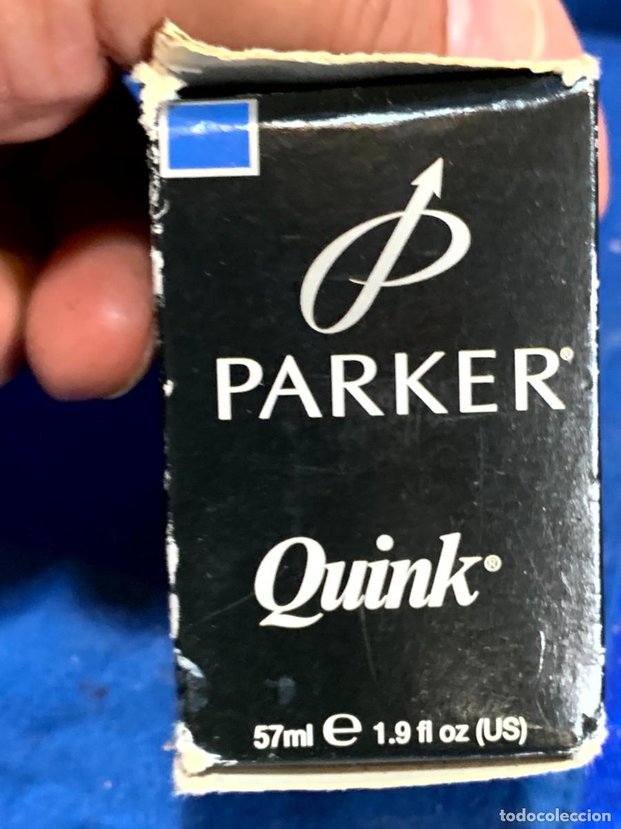 Escriban&iacute;a: BOTE TINTA PARKER QUINK AZUL 7X6CMS - Foto 3