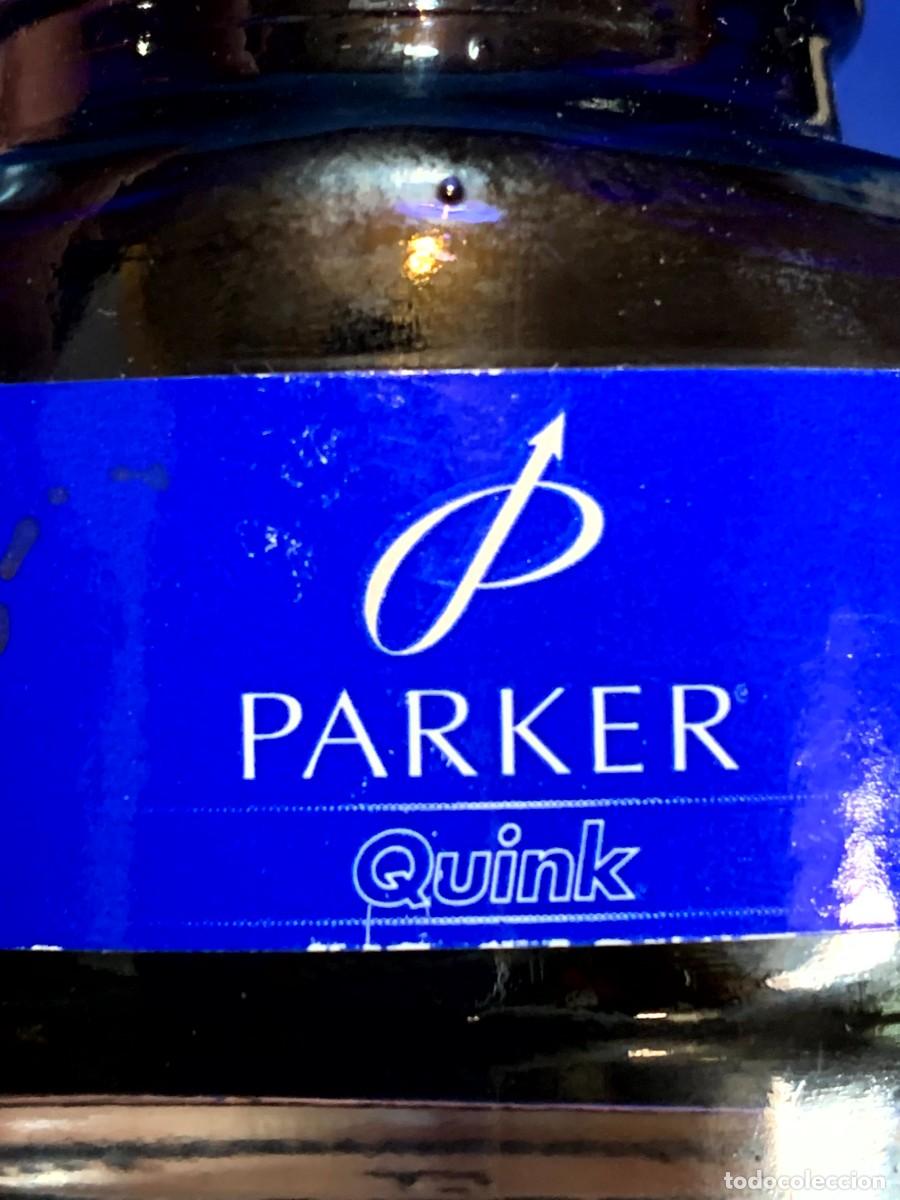 Escriban&iacute;a: BOTE TINTA PARKER QUINK AZUL 7X6CMS - Foto 6