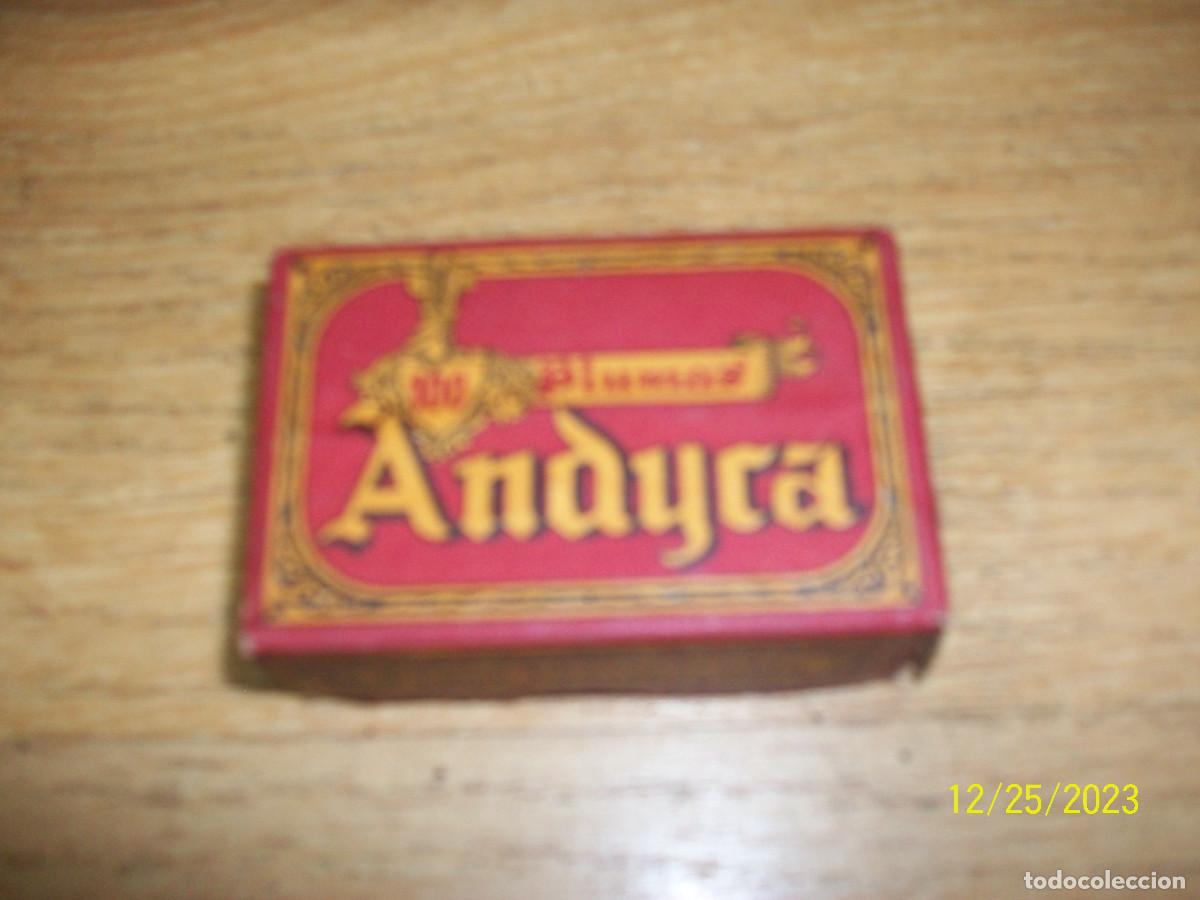 Escriban&iacute;a: ANTIGUA CAJA DE PLUMAS ANDYCA-COMPLETA - Foto 1