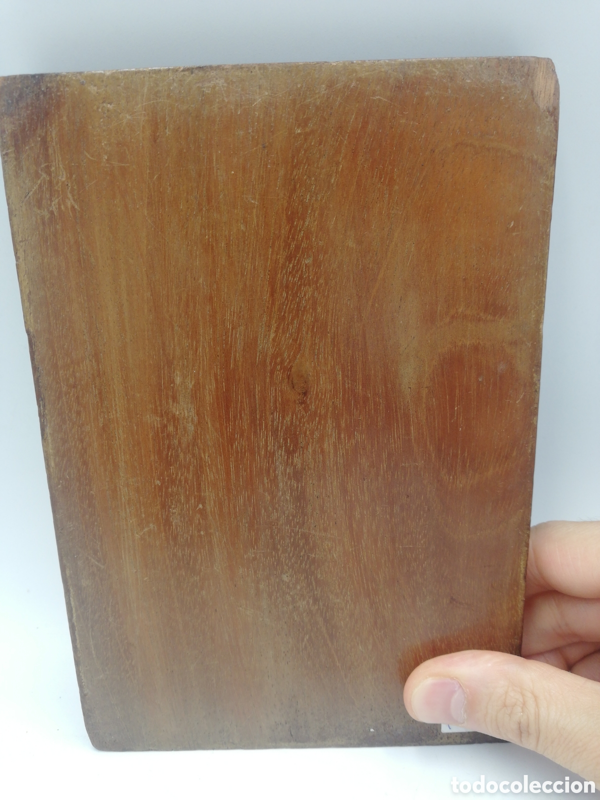 Escriban&iacute;a: Antiguo pisapapeles de Madera labrada. - Foto 4