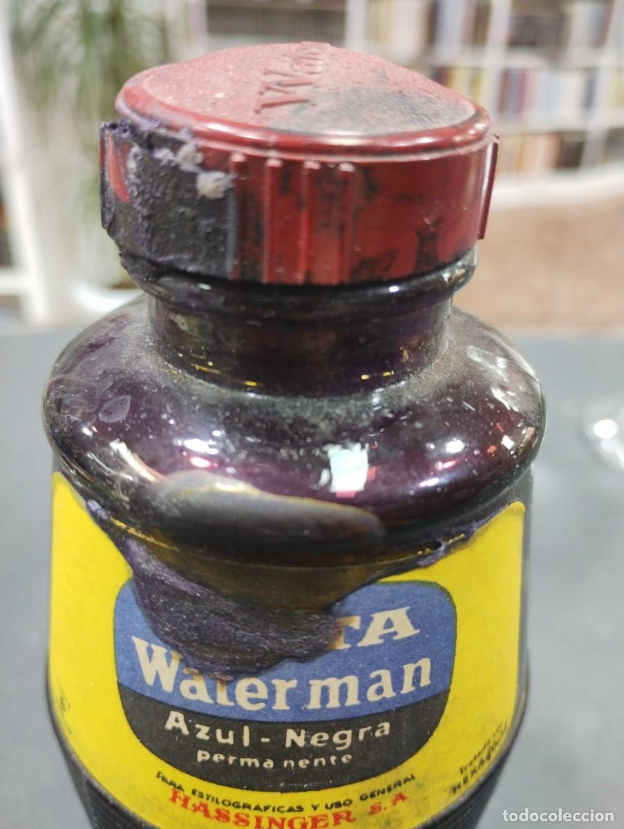 Escriban&iacute;a: TINTERO AZUL NEGRO WATERMAN - Foto 2