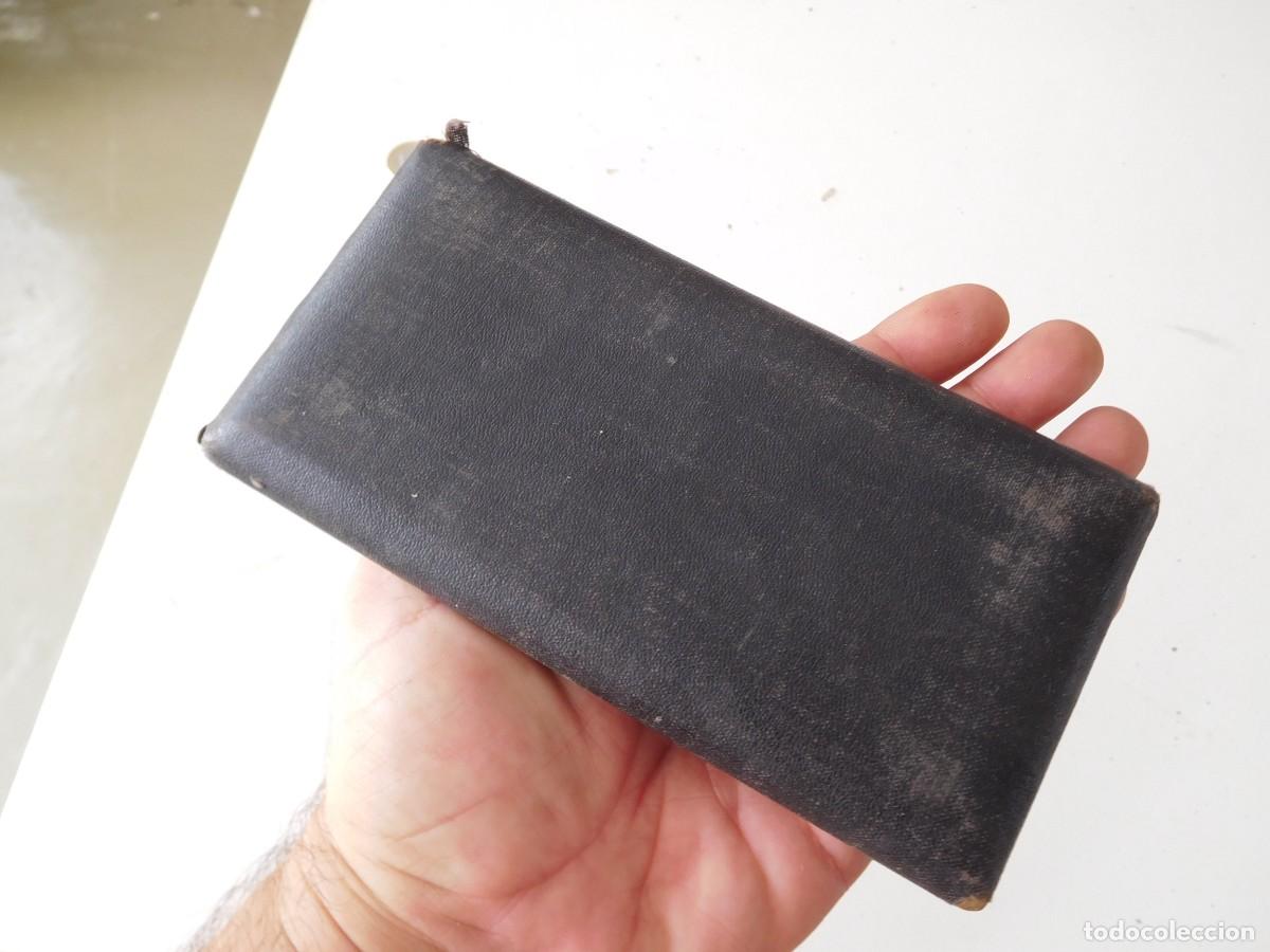 Escriban&iacute;a: Comp&aacute;s antiguo en estuche completo - Foto 9