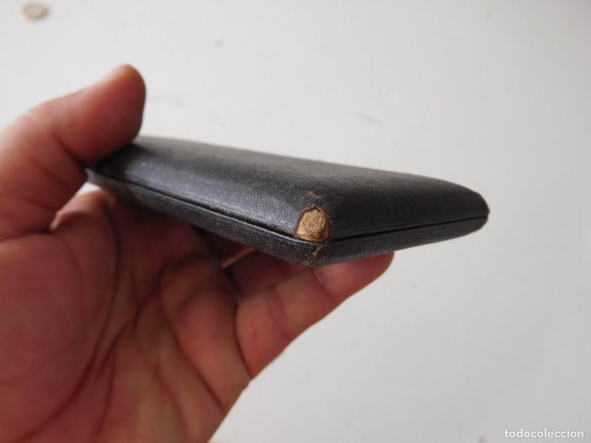 Escriban&iacute;a: Comp&aacute;s antiguo en estuche completo - Foto 12