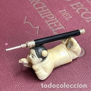 Escriban&iacute;a: Portaminas extensible con un ba&ntilde;o de oro - Foto 1
