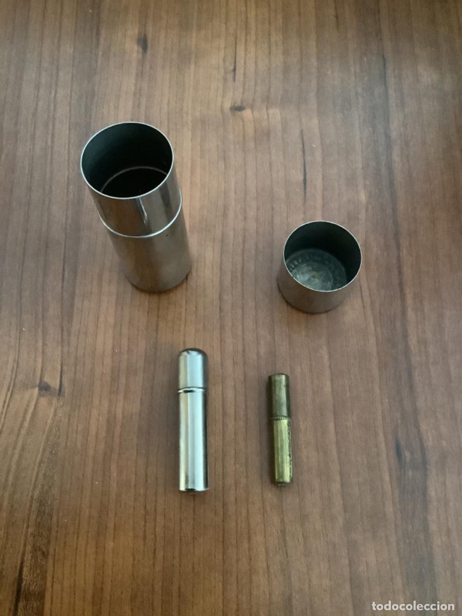 Escriban&iacute;a: TESORO DEL PASADO, ESTUCHE MET&Aacute;LICO ANTIGUO - Foto 2