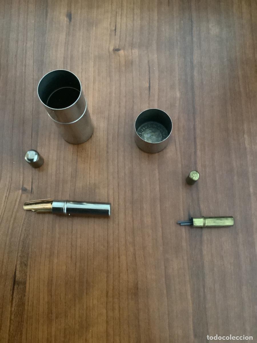 Escriban&iacute;a: TESORO DEL PASADO, ESTUCHE MET&Aacute;LICO ANTIGUO - Foto 3