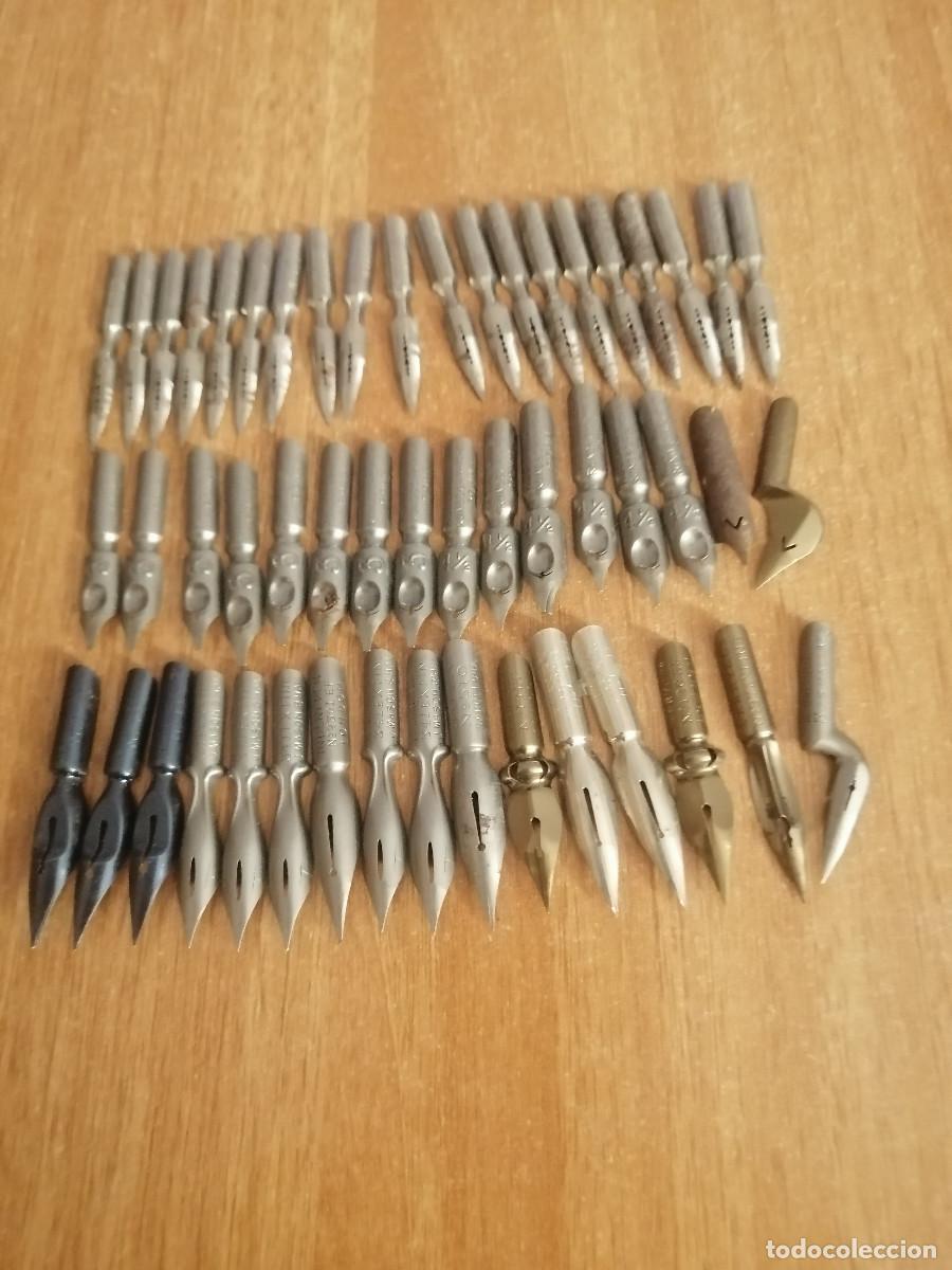 Escriban&iacute;a: LOTE DE 52 PLUMILLAS. - Foto 4