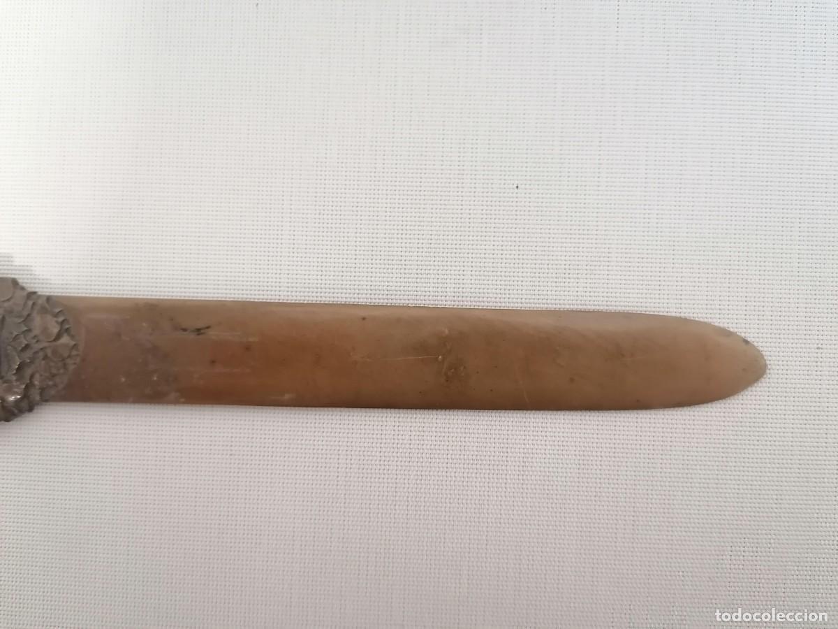 Escriban&iacute;a: ANTIGUO ABRECARTAS BRONCE 26cm - Foto 4