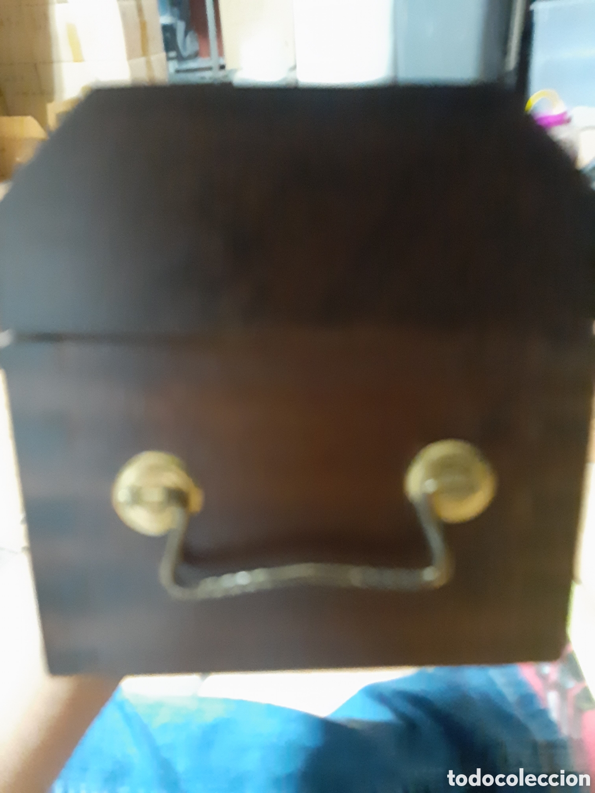 Escriban&iacute;a: ESCRIBANIA DE VIAJE EN MADERA. NUEVO - Foto 2