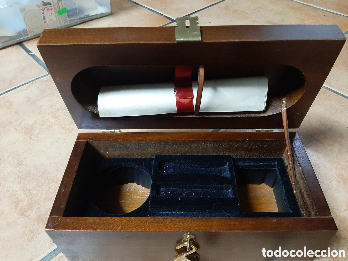 Escriban&iacute;a: ESCRIBANIA DE VIAJE EN MADERA. NUEVO - Foto 3
