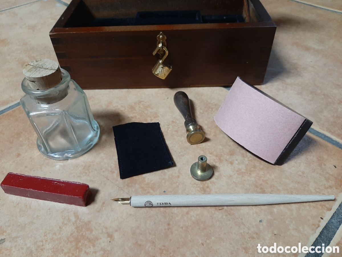 Escriban&iacute;a: ESCRIBANIA DE VIAJE EN MADERA. NUEVO - Foto 4