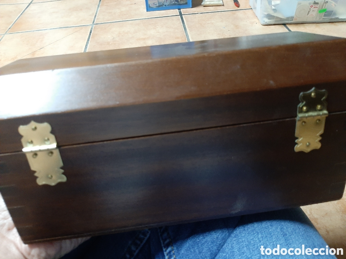 Escriban&iacute;a: ESCRIBANIA DE VIAJE EN MADERA. NUEVO - Foto 5