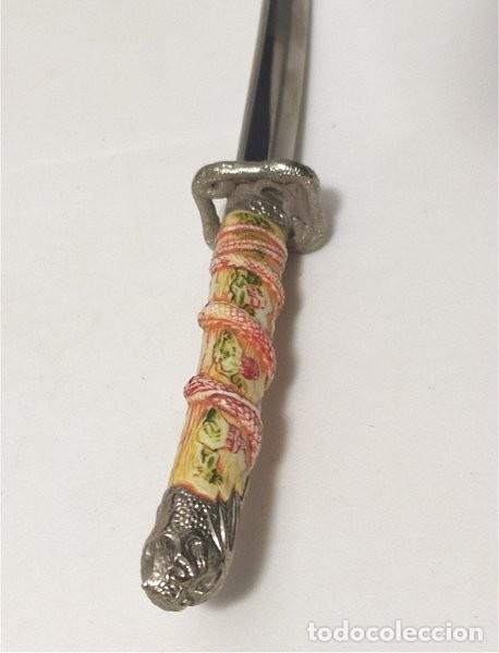 Escriban&iacute;a: Abrecartas con forma de espada japonesa (Katana) - Foto 3