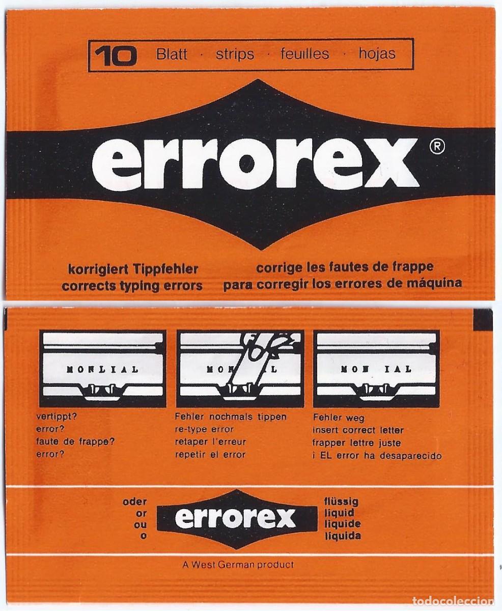 Escriban&iacute;a: Errorex - Corrector mecanogr&aacute;fico similar a TiPP-Ex - Foto 1