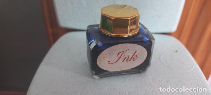 Escriban&iacute;a: BOTE O TINTERO. TINTA AZUL - Foto 1