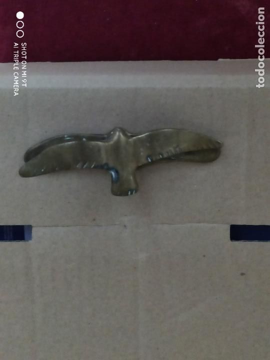Escriban&iacute;a: pinza pisapapeles pajaro de bronce 11 cm - Foto 5